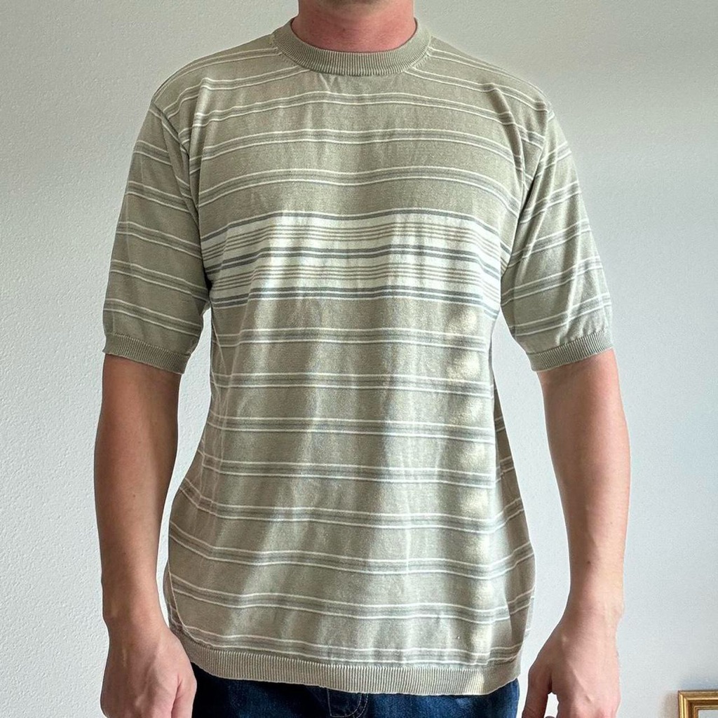 Vintage Knit Tee Shirt By The Brand Domani Platinum